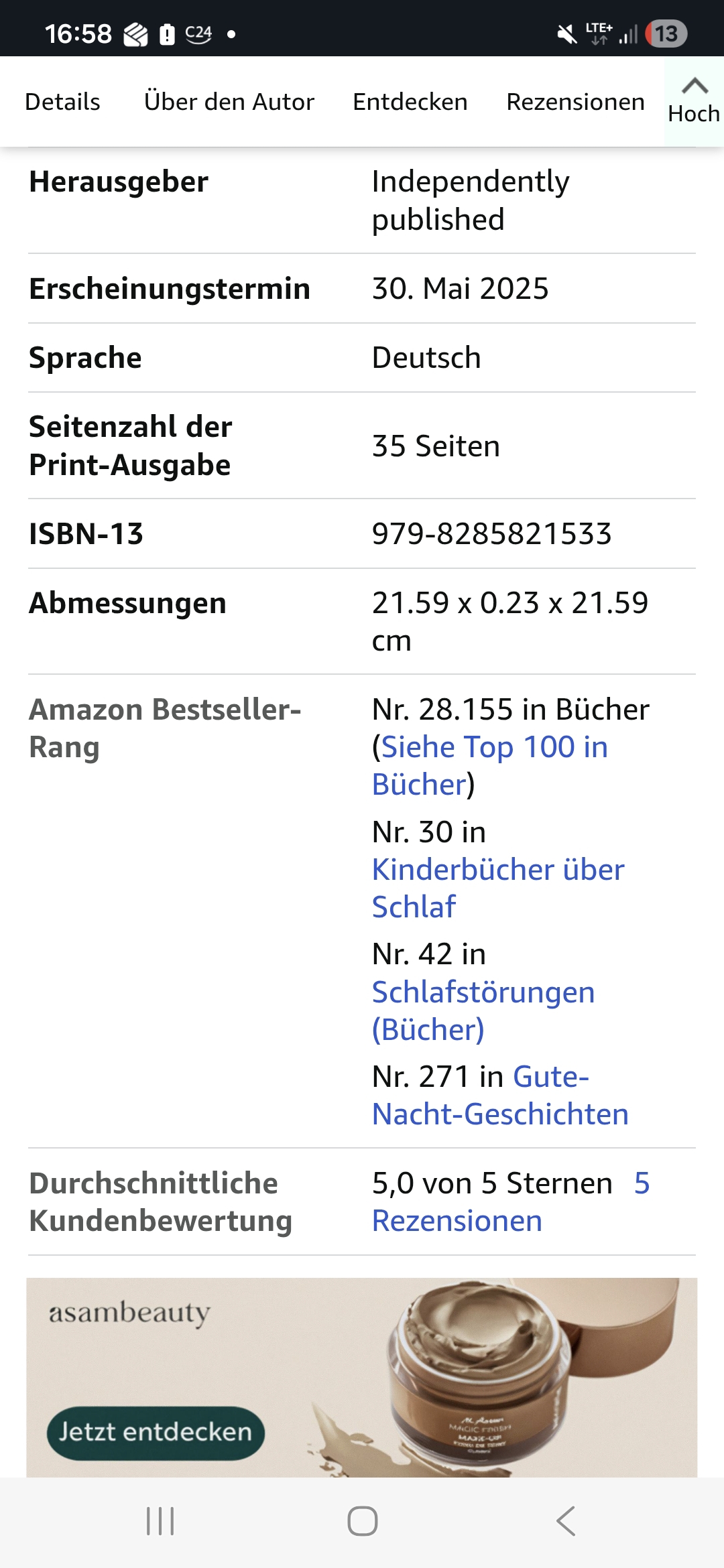 Detaillierte Rankings